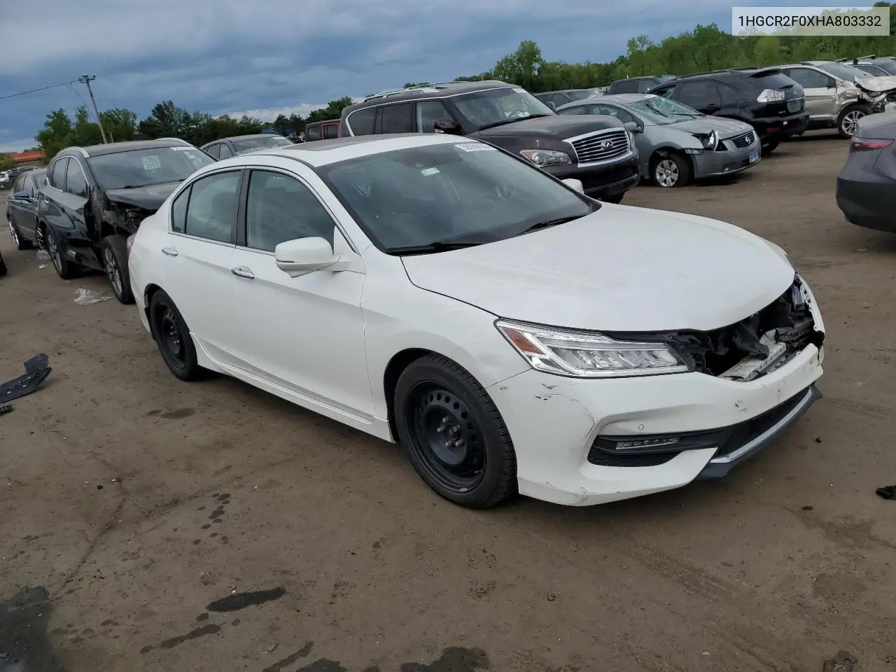 2017 Honda Accord Ex VIN: 1HGCR2F0XHA803332 Lot: 56556955