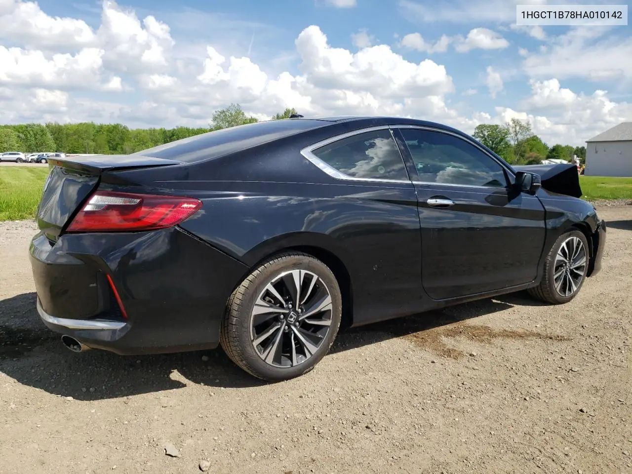 2017 Honda Accord Ex VIN: 1HGCT1B78HA010142 Lot: 57083005
