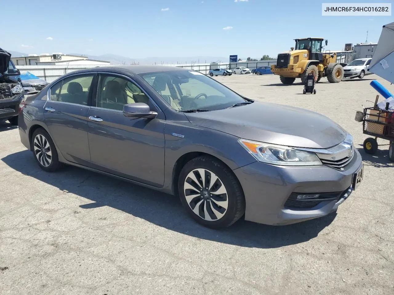 2017 Honda Accord Hybrid VIN: JHMCR6F34HC016282 Lot: 57147665