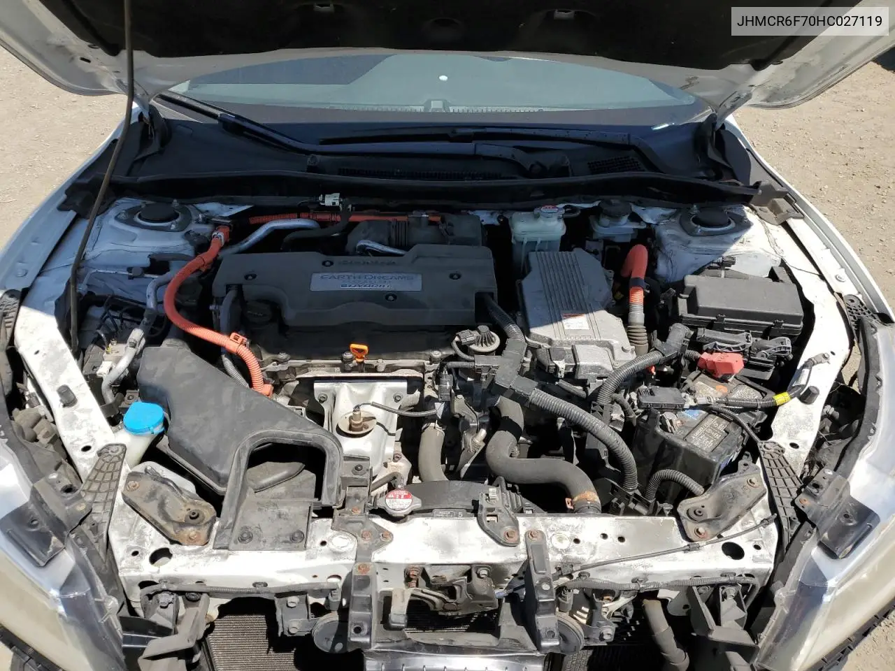 2017 Honda Accord Touring Hybrid VIN: JHMCR6F70HC027119 Lot: 57178205