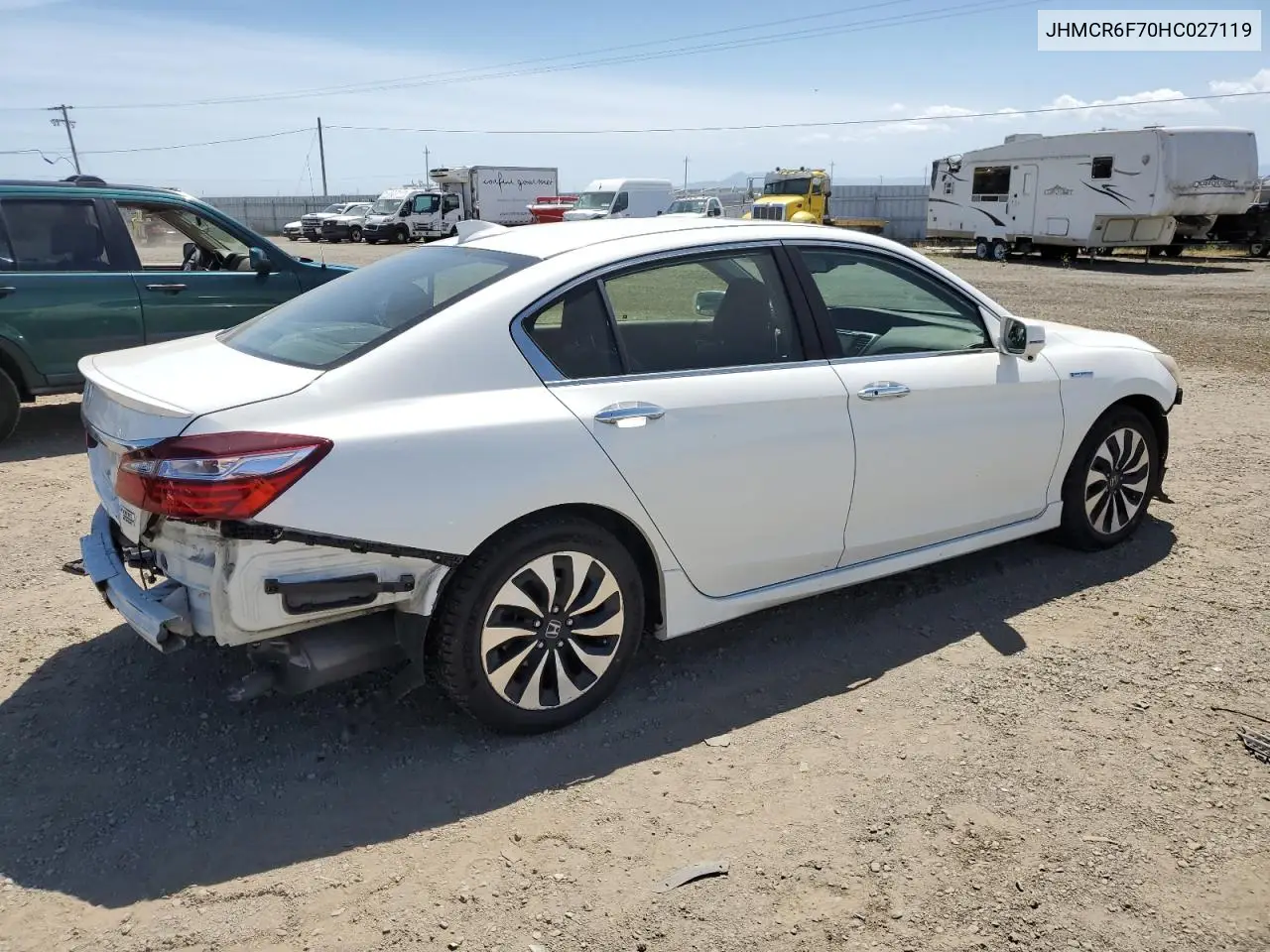 2017 Honda Accord Touring Hybrid VIN: JHMCR6F70HC027119 Lot: 57178205