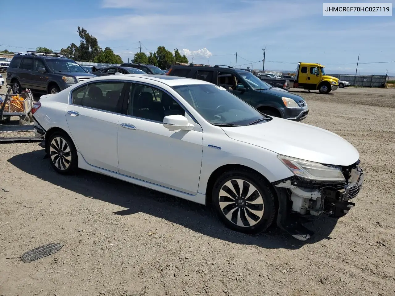 2017 Honda Accord Touring Hybrid VIN: JHMCR6F70HC027119 Lot: 57178205