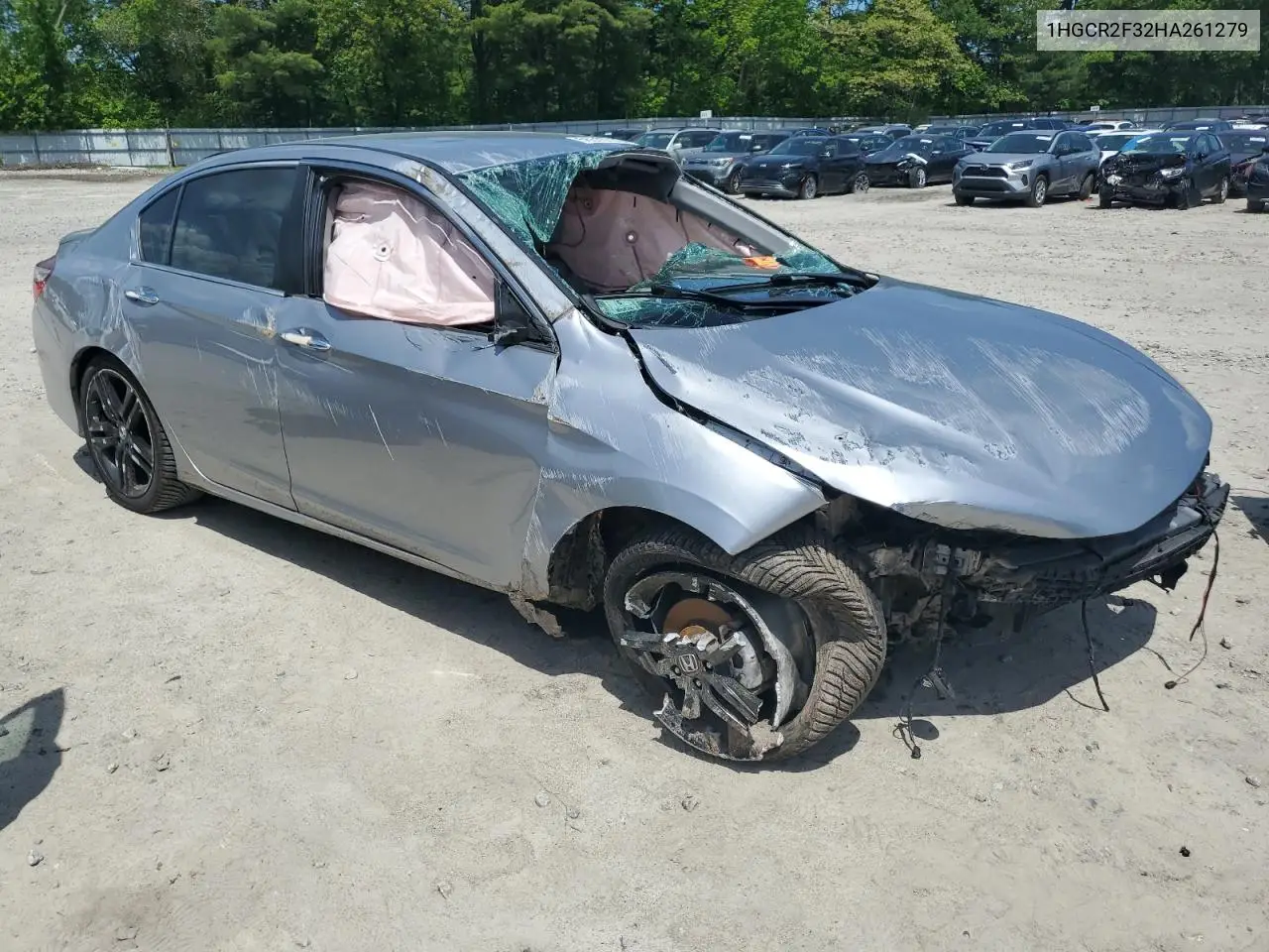 2017 Honda Accord Lx VIN: 1HGCR2F32HA261279 Lot: 58513795