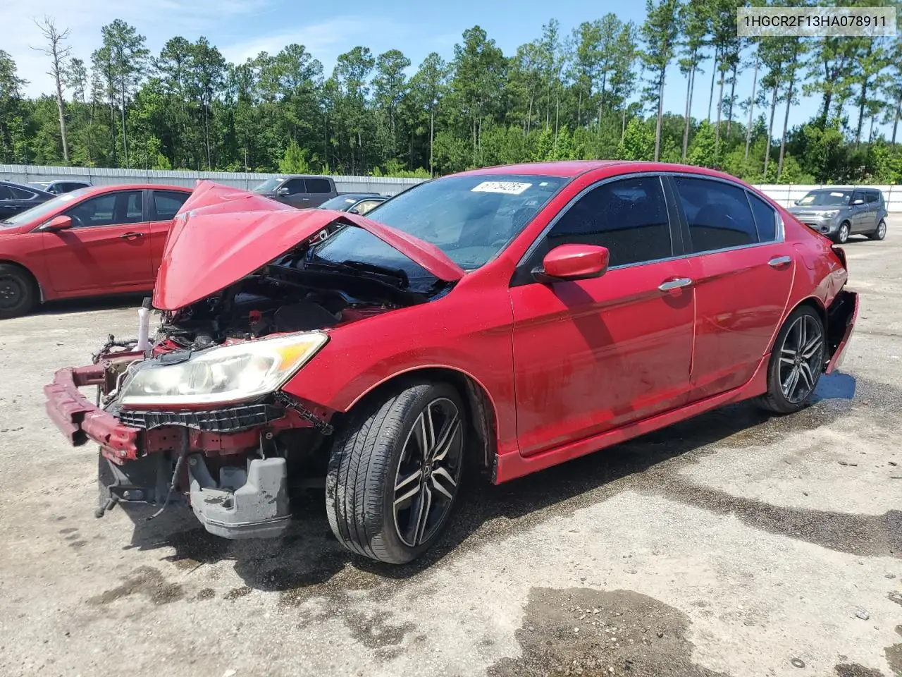 2017 Honda Accord Sport Special Edition VIN: 1HGCR2F13HA078911 Lot: 62660025