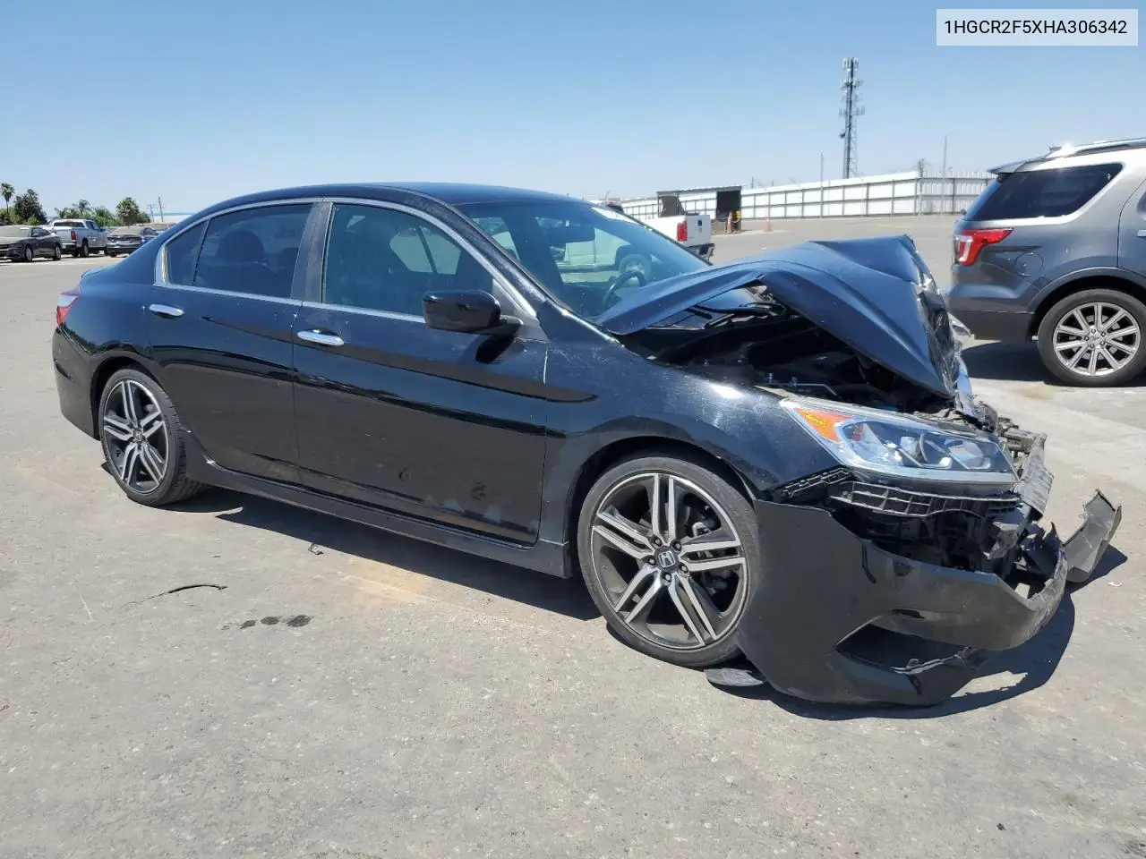 2017 Honda Accord Sport VIN: 1HGCR2F5XHA306342 Lot: 62948675