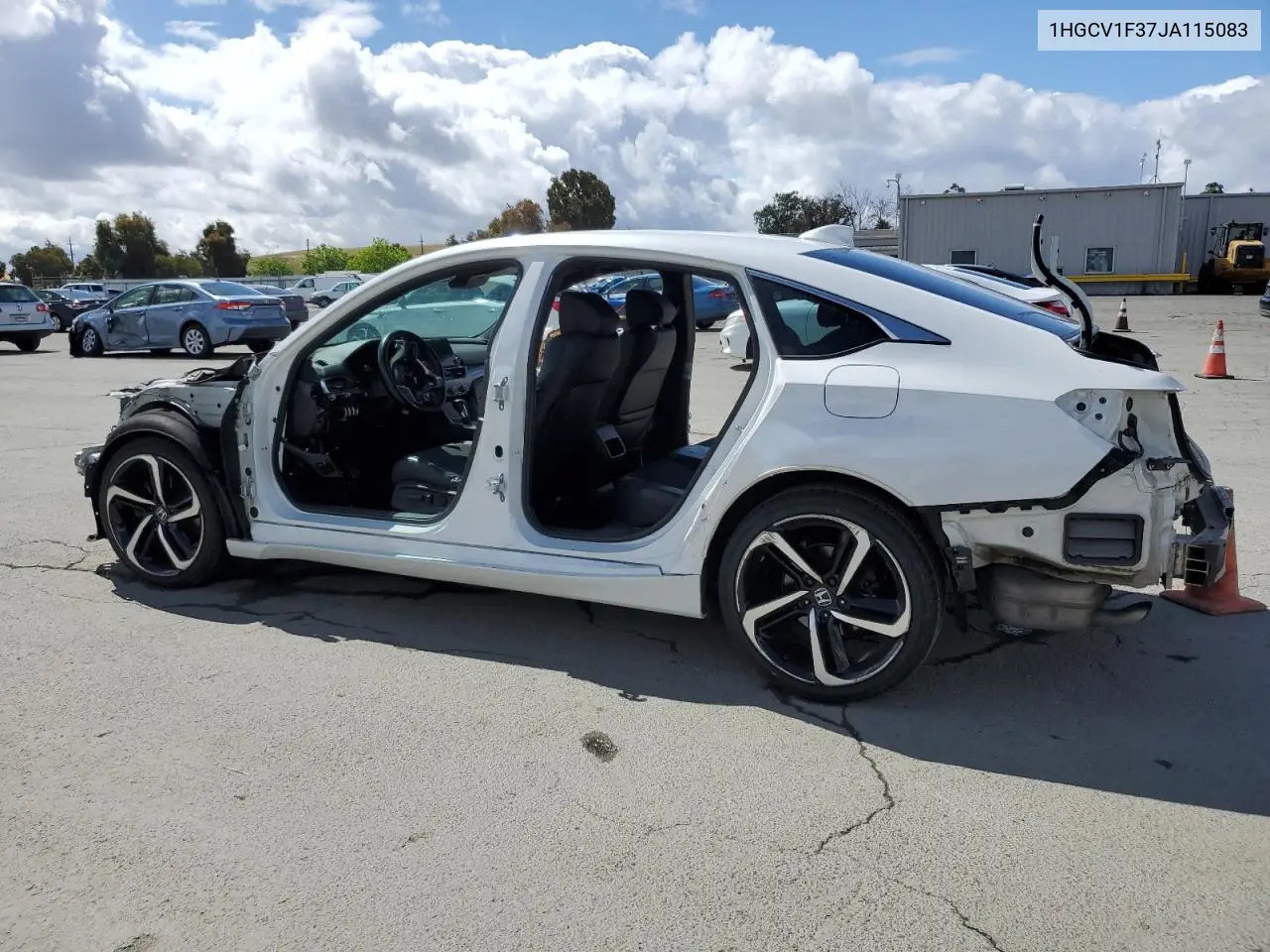 2018 Honda Accord Sport VIN: 1HGCV1F37JA115083 Lot: 56514625
