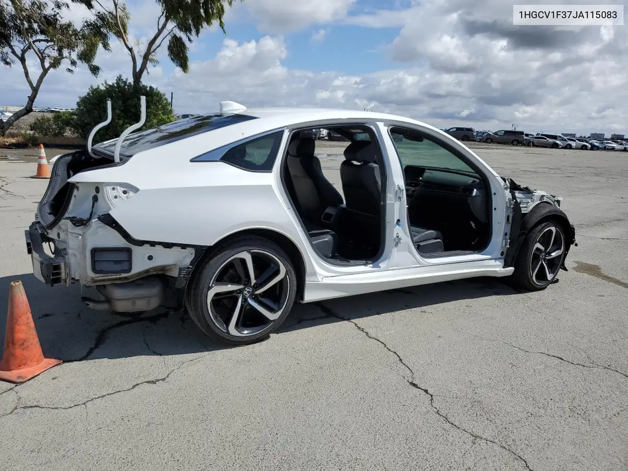 2018 Honda Accord Sport VIN: 1HGCV1F37JA115083 Lot: 56514625