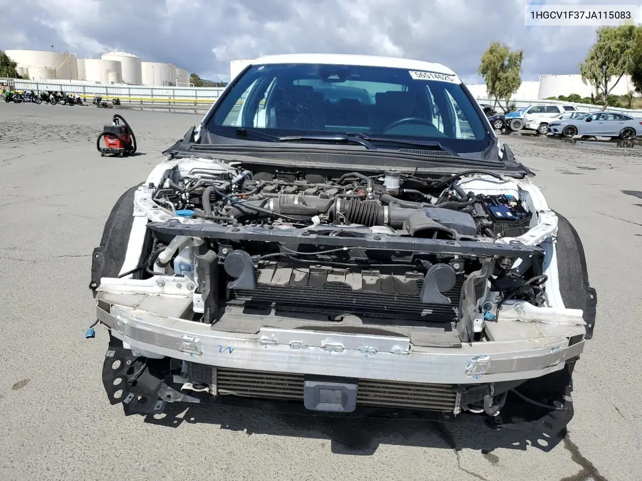 2018 Honda Accord Sport VIN: 1HGCV1F37JA115083 Lot: 56514625