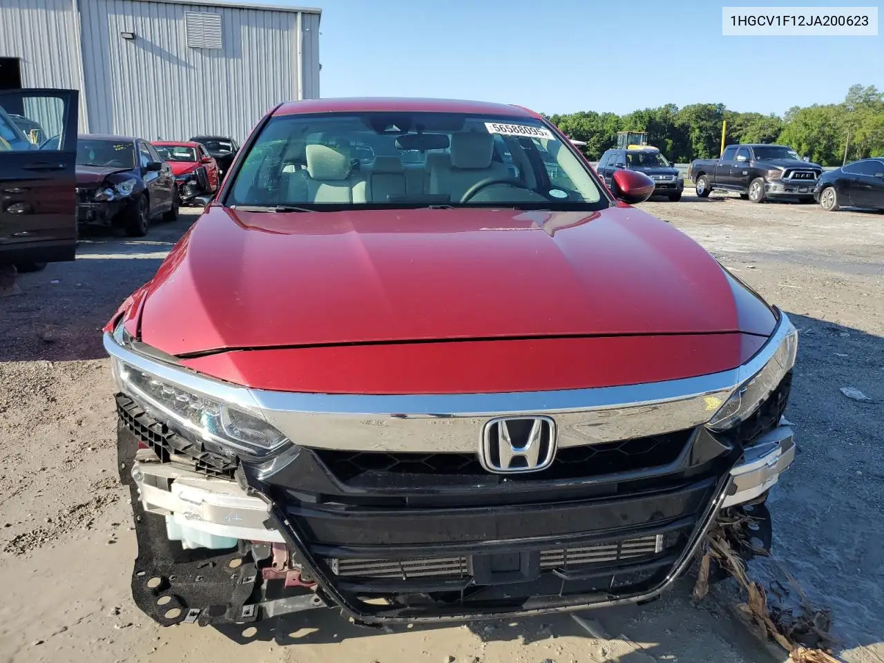 2018 Honda Accord Lx VIN: 1HGCV1F12JA200623 Lot: 56588095