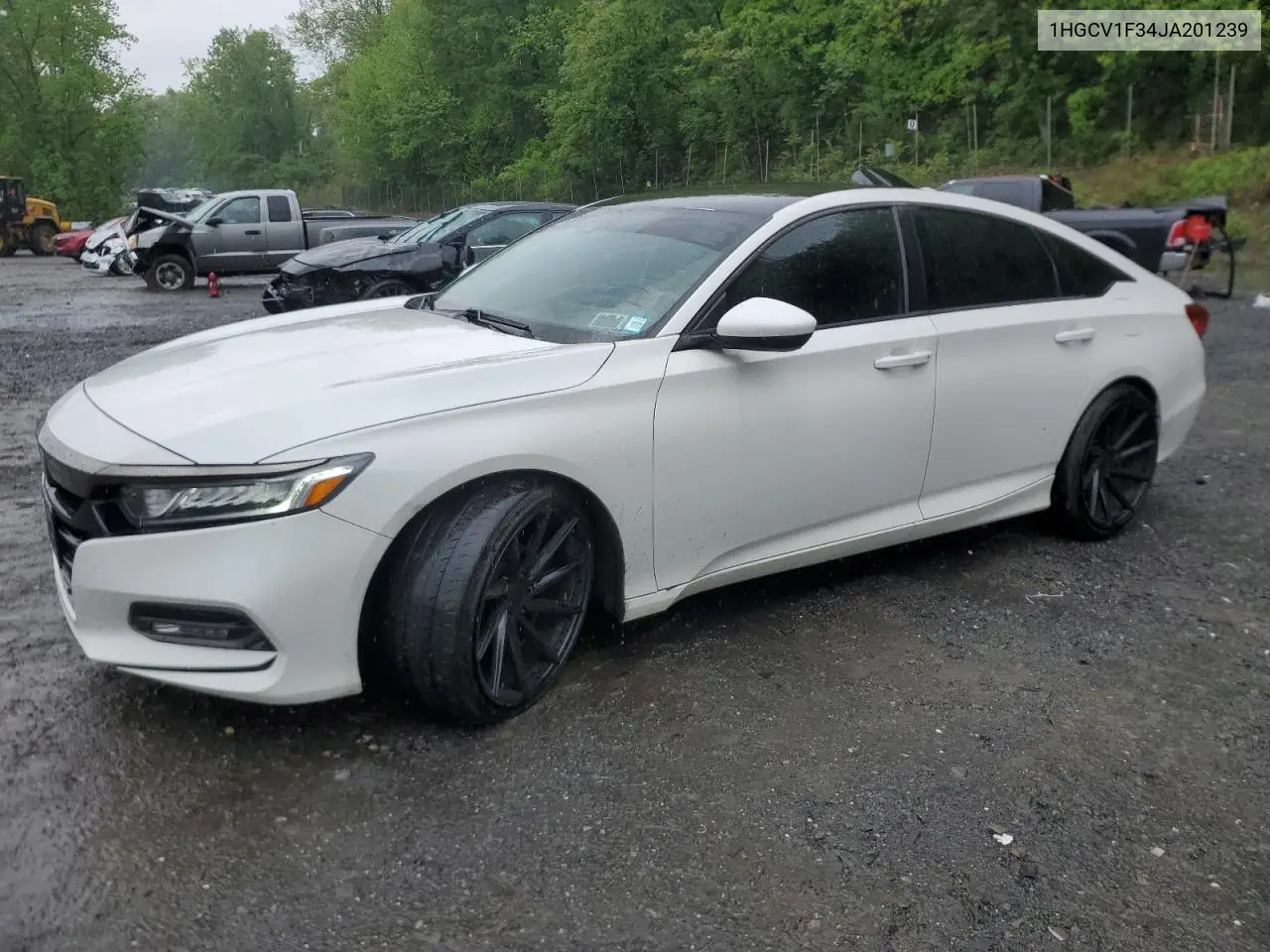 2018 Honda Accord Sport VIN: 1HGCV1F34JA201239 Lot: 56598275