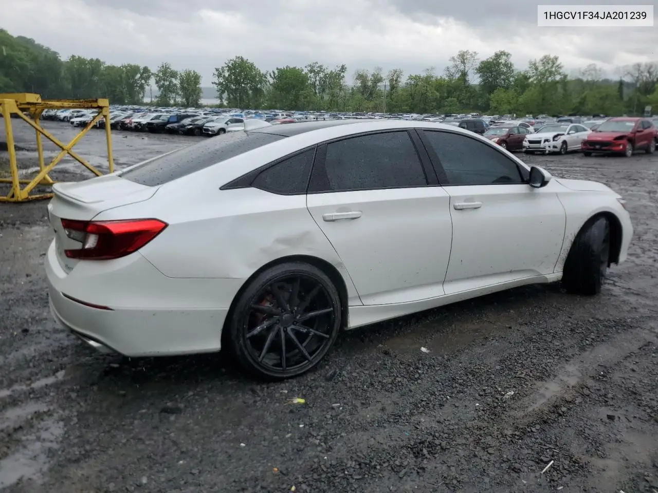 2018 Honda Accord Sport VIN: 1HGCV1F34JA201239 Lot: 56598275