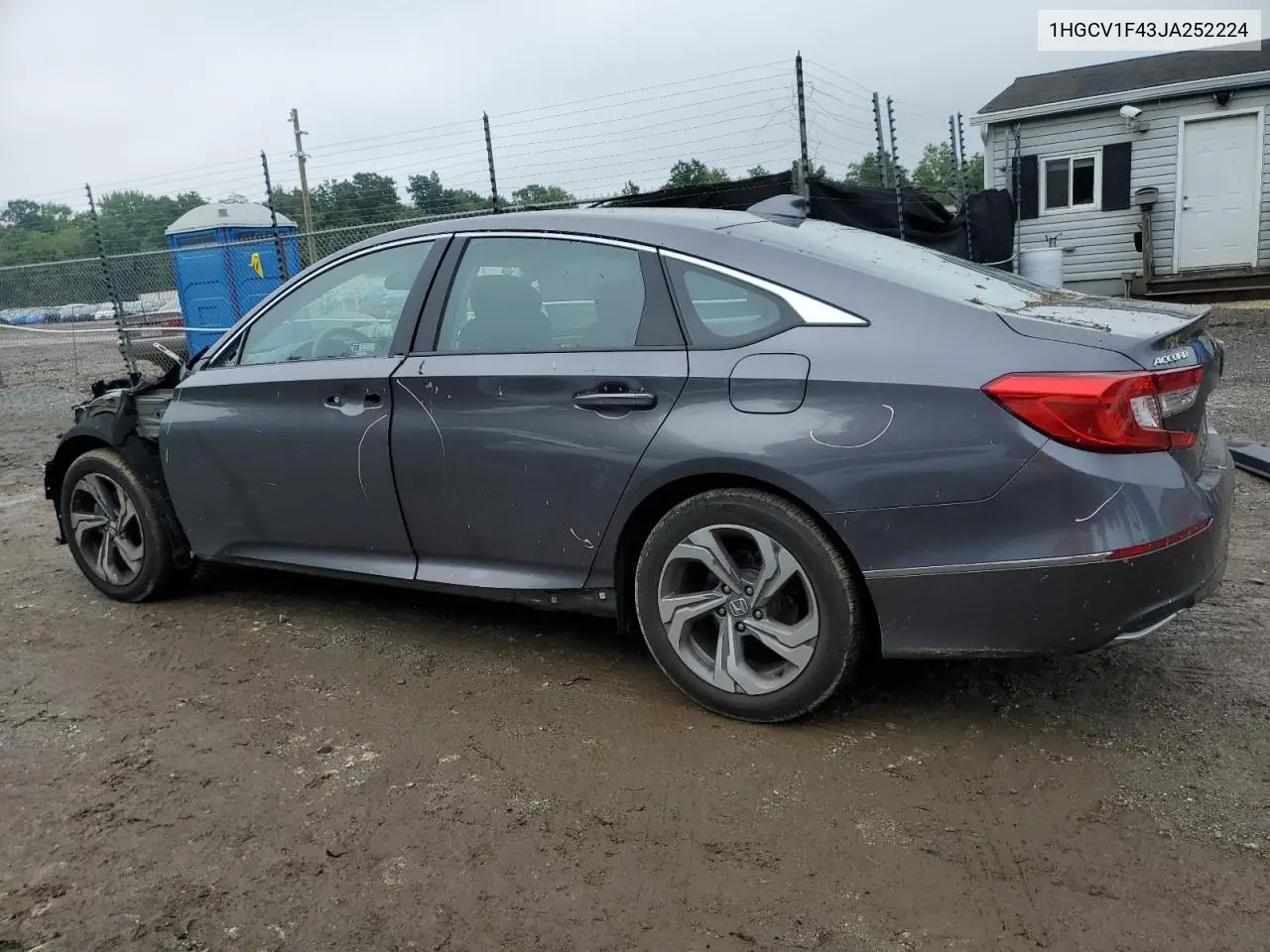 2018 Honda Accord Ex VIN: 1HGCV1F43JA252224 Lot: 57036535