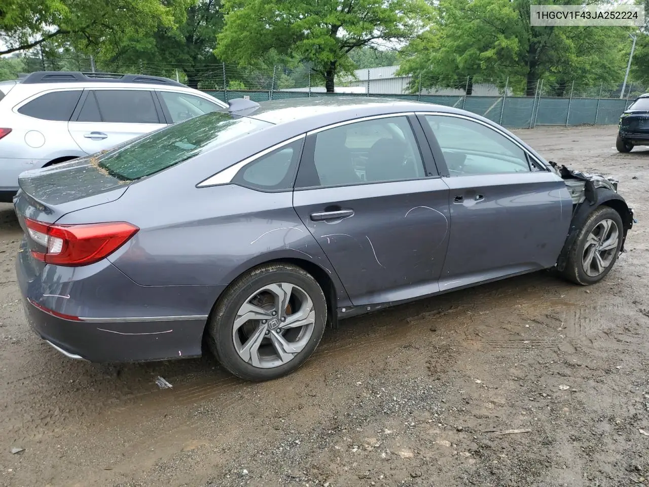 2018 Honda Accord Ex VIN: 1HGCV1F43JA252224 Lot: 57036535