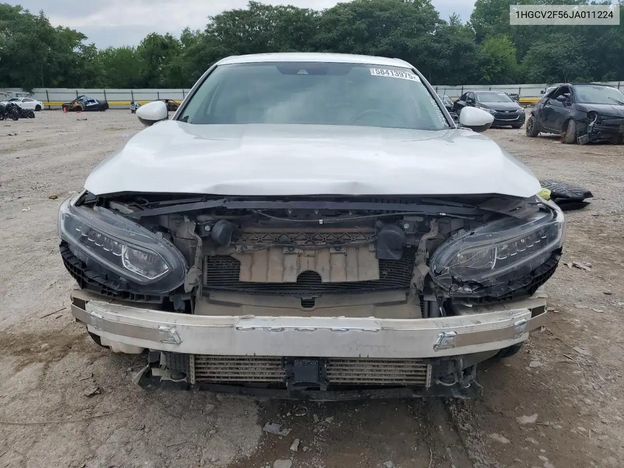 2018 Honda Accord Exl VIN: 1HGCV2F56JA011224 Lot: 58413975