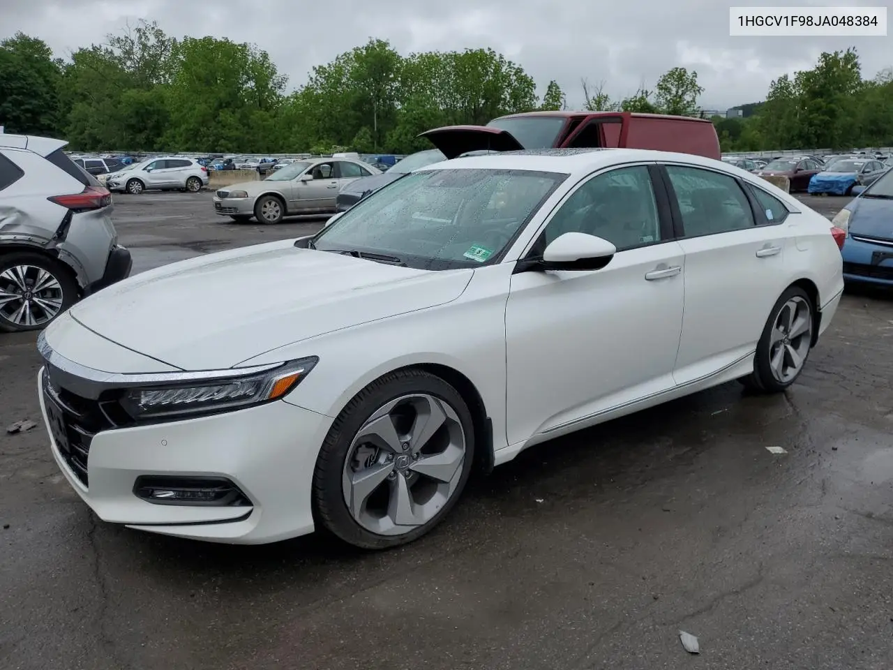 2018 Honda Accord Touring VIN: 1HGCV1F98JA048384 Lot: 58631325