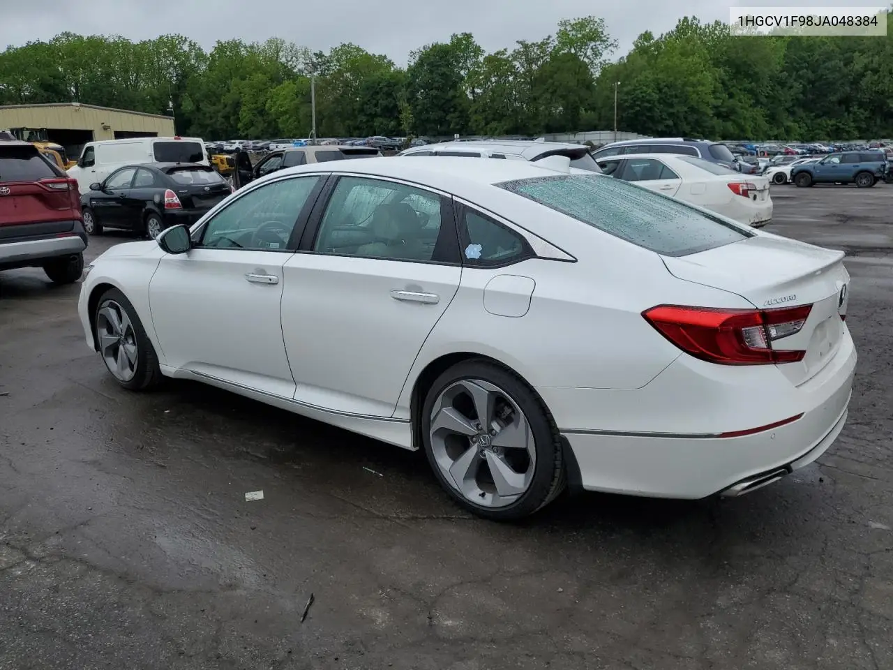 2018 Honda Accord Touring VIN: 1HGCV1F98JA048384 Lot: 58631325
