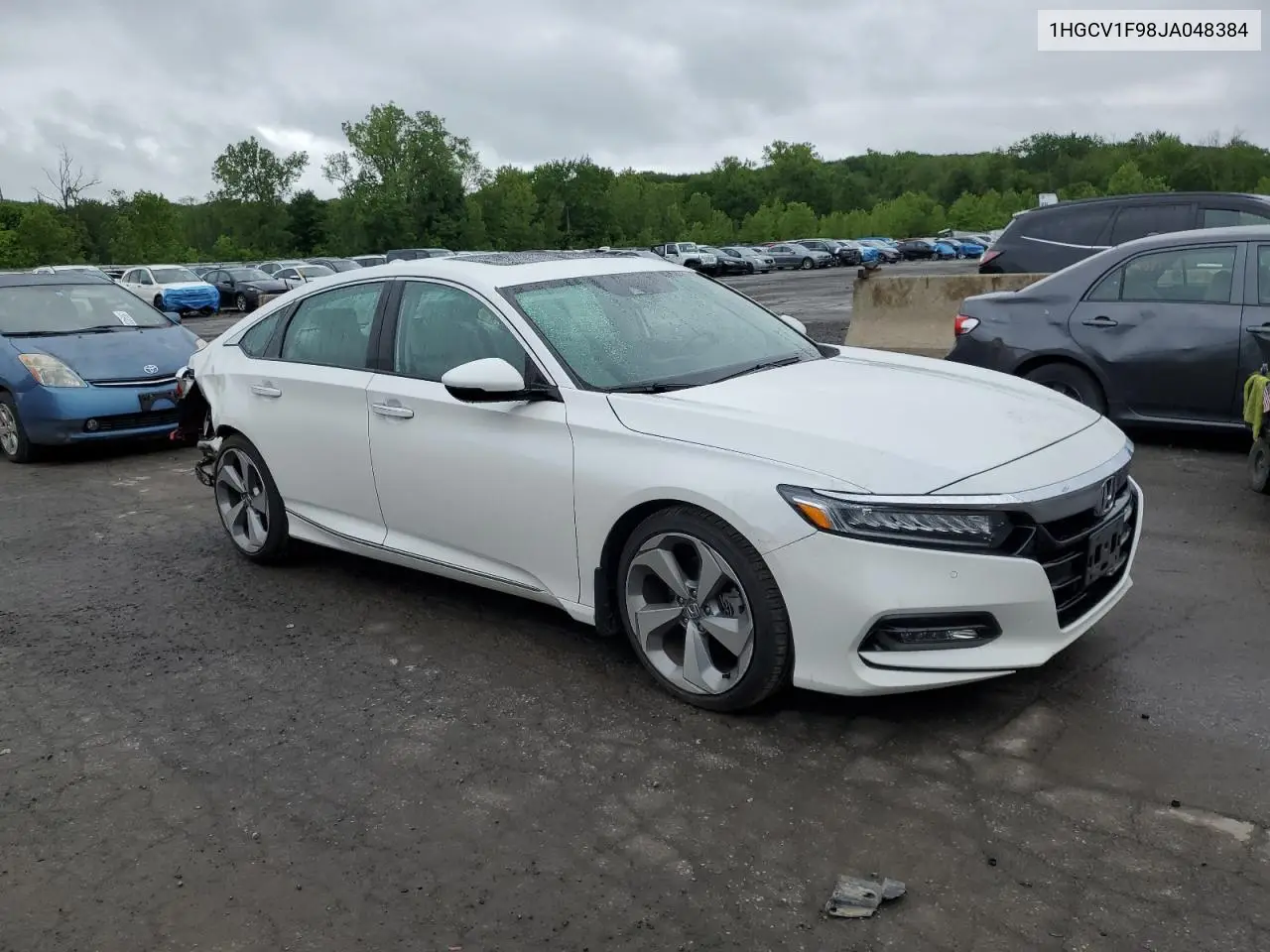 2018 Honda Accord Touring VIN: 1HGCV1F98JA048384 Lot: 58631325