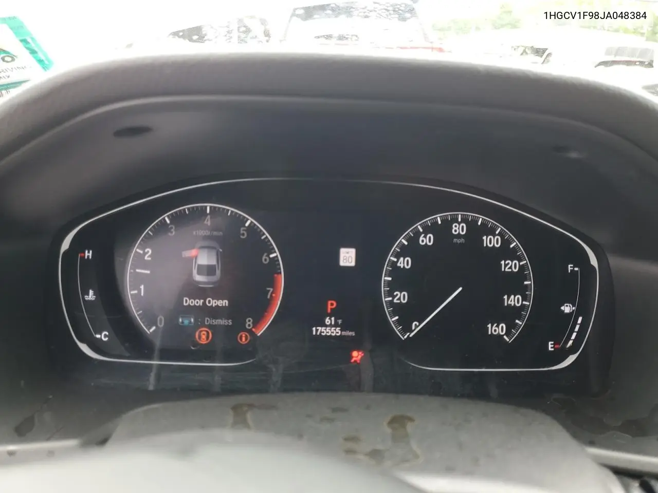 2018 Honda Accord Touring VIN: 1HGCV1F98JA048384 Lot: 58631325