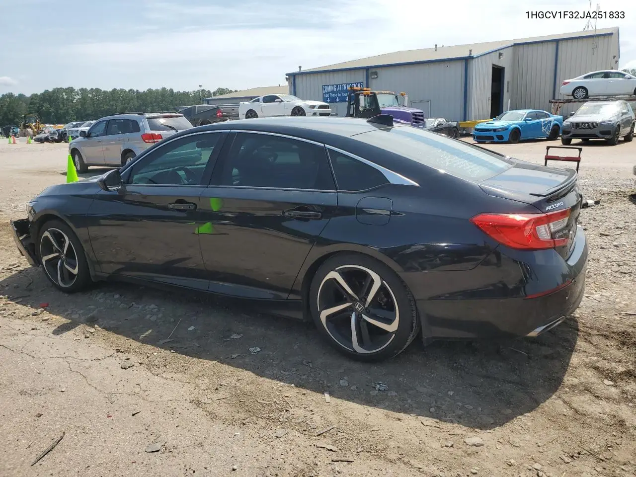 2018 Honda Accord Sport VIN: 1HGCV1F32JA251833 Lot: 62497885