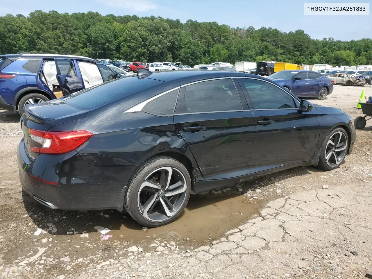 2018 Honda Accord Sport VIN: 1HGCV1F32JA251833 Lot: 62497885