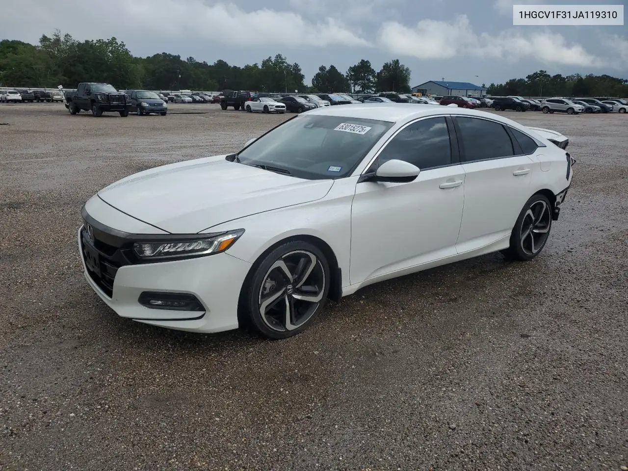 2018 Honda Accord Sport VIN: 1HGCV1F31JA119310 Lot: 63015275