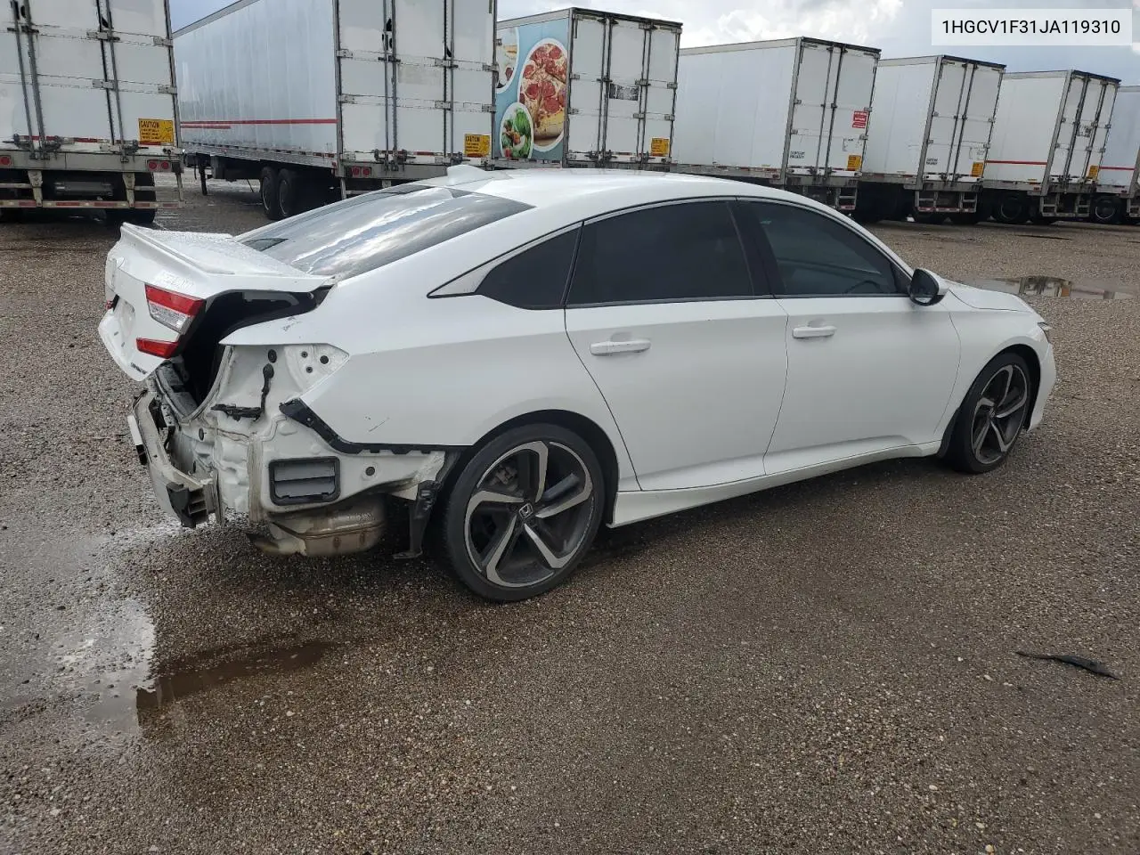 2018 Honda Accord Sport VIN: 1HGCV1F31JA119310 Lot: 63015275