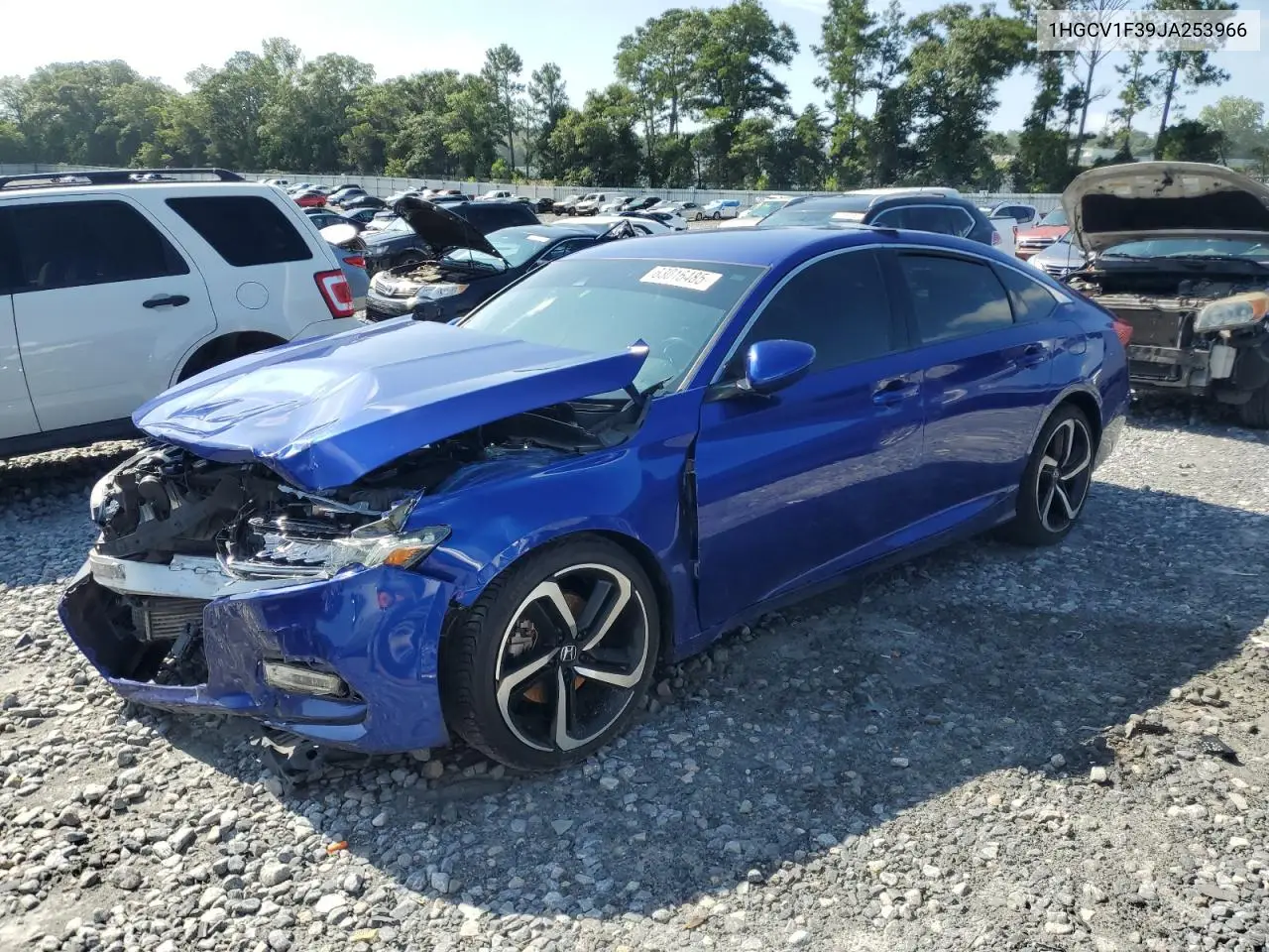 2018 Honda Accord Sport VIN: 1HGCV1F39JA253966 Lot: 63016485