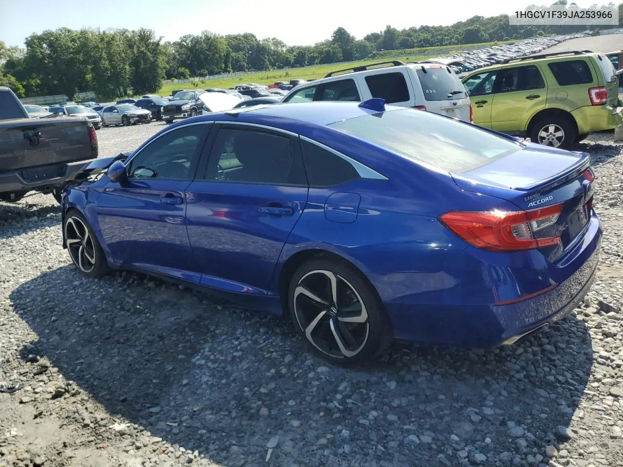 2018 Honda Accord Sport VIN: 1HGCV1F39JA253966 Lot: 63016485