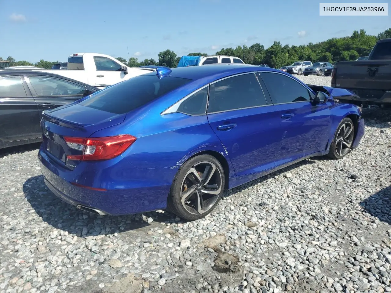2018 Honda Accord Sport VIN: 1HGCV1F39JA253966 Lot: 63016485