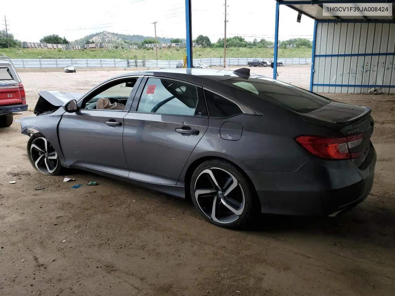 2018 Honda Accord Sport VIN: 1HGCV1F39JA008424 Lot: 63202085