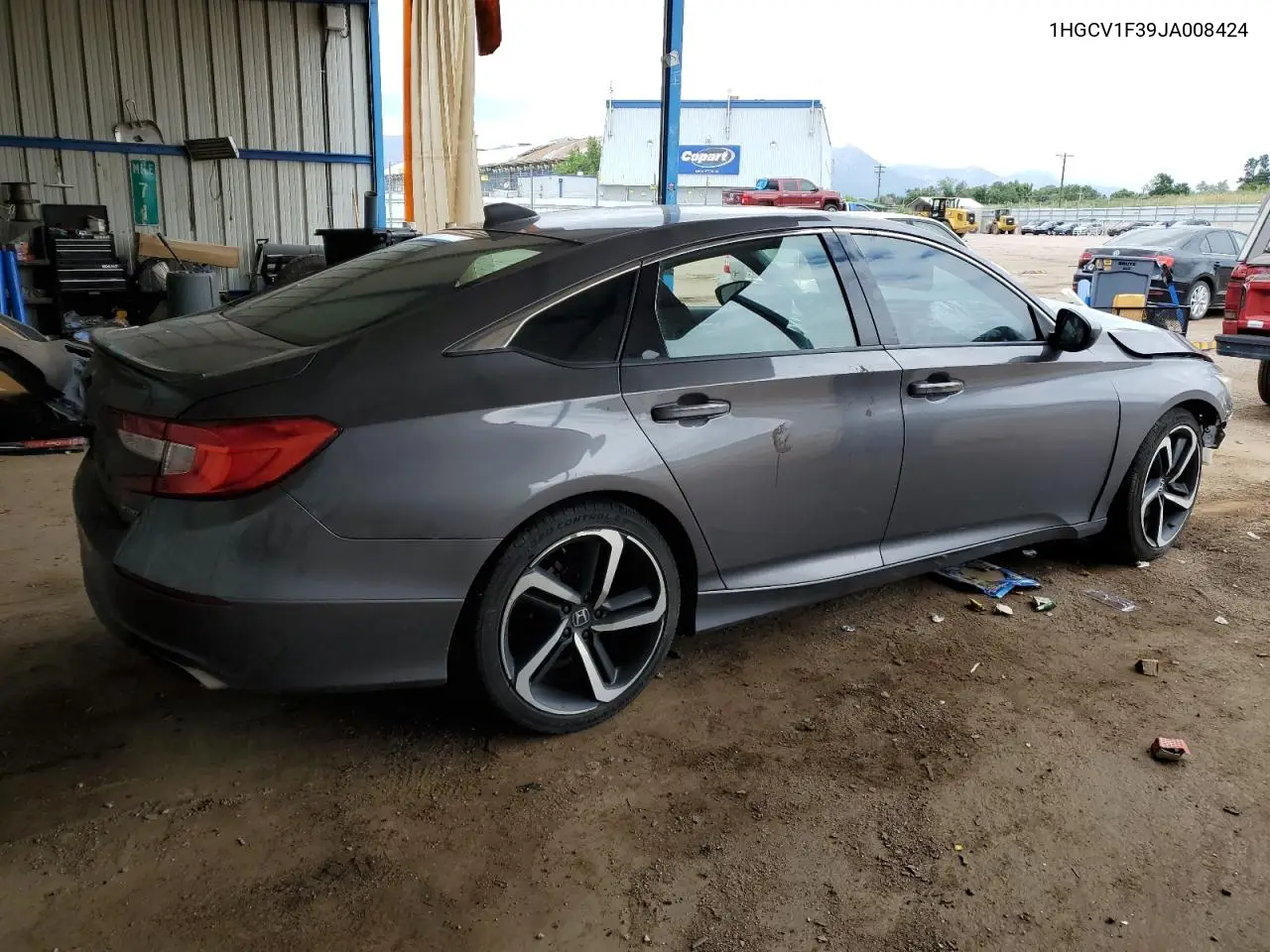 2018 Honda Accord Sport VIN: 1HGCV1F39JA008424 Lot: 63202085