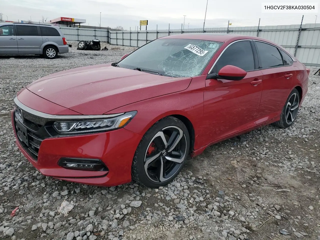 2019 Honda Accord Sport VIN: 1HGCV2F38KA030504 Lot: 50377295