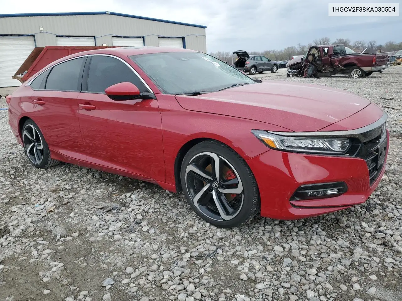 2019 Honda Accord Sport VIN: 1HGCV2F38KA030504 Lot: 50377295