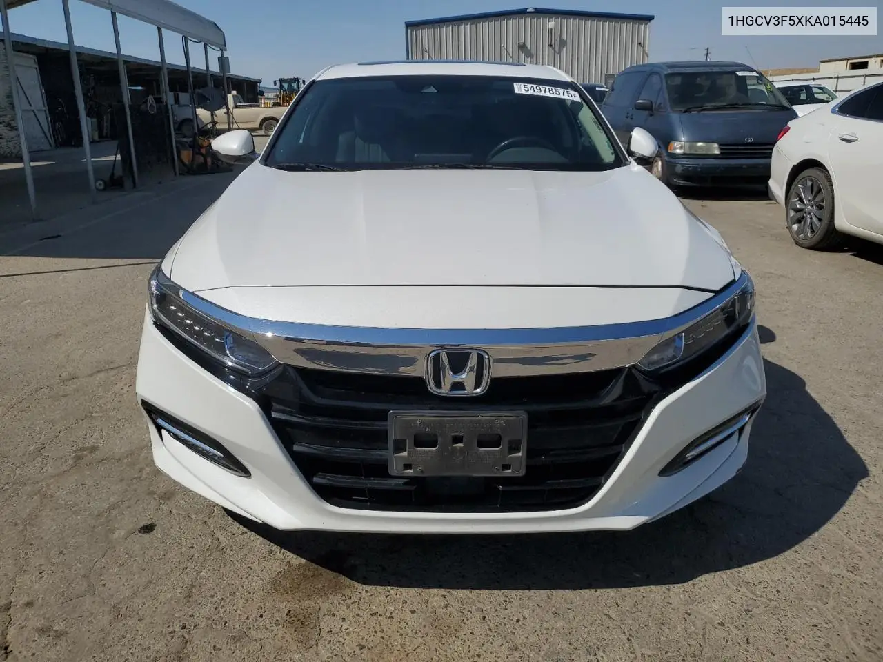 2019 Honda Accord Hybrid Exl VIN: 1HGCV3F5XKA015445 Lot: 54978575