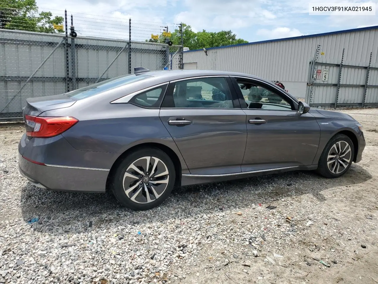2019 Honda Accord Touring Hybrid VIN: 1HGCV3F91KA021945 Lot: 56605965