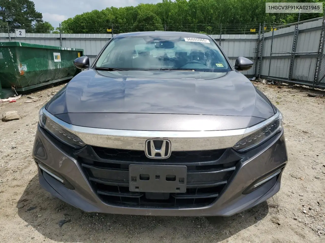 2019 Honda Accord Touring Hybrid VIN: 1HGCV3F91KA021945 Lot: 56605965