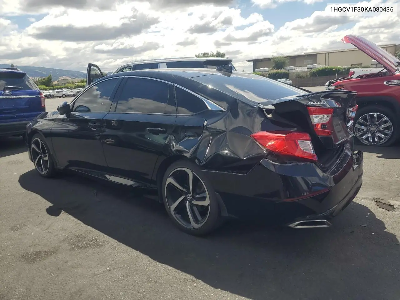 2019 Honda Accord Sport VIN: 1HGCV1F30KA080436 Lot: 56984015