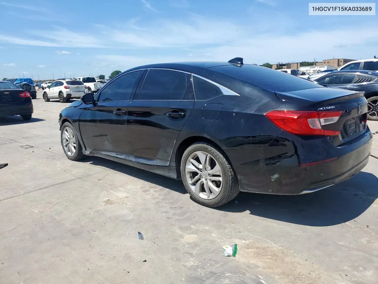 2019 Honda Accord Lx VIN: 1HGCV1F15KA033689 Lot: 62866135
