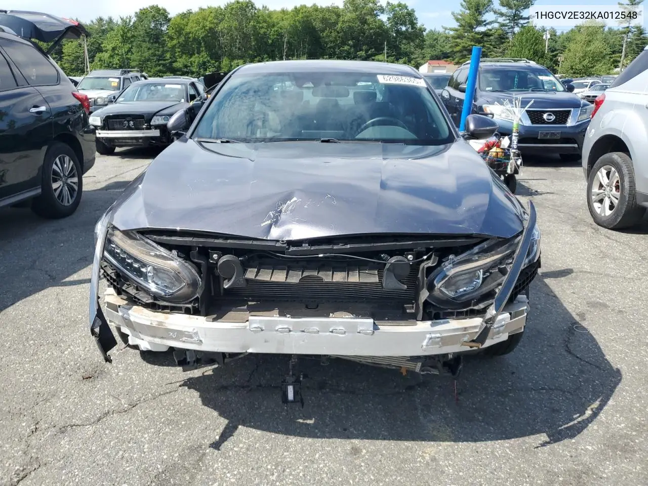 2019 Honda Accord Sport VIN: 1HGCV2E32KA012548 Lot: 62986365