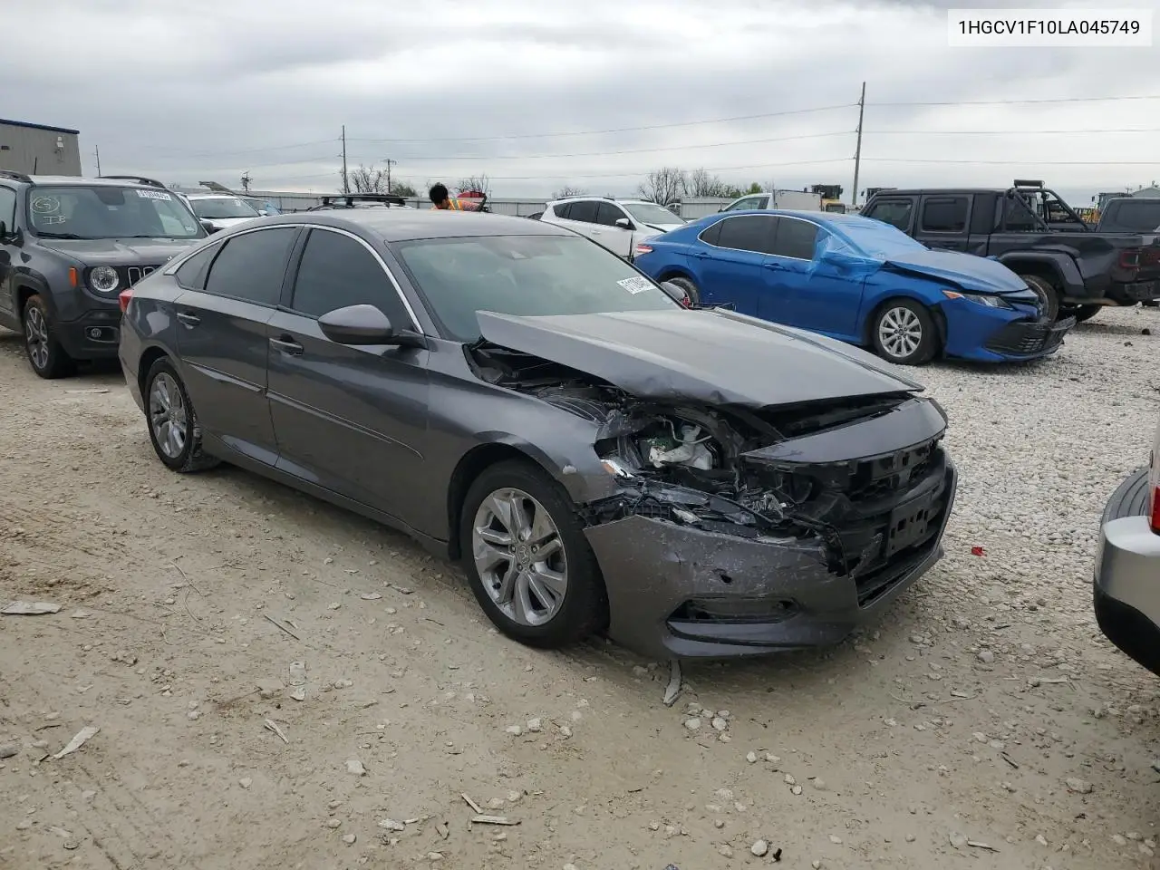 2020 Honda Accord Lx VIN: 1HGCV1F10LA045749 Lot: 51128465