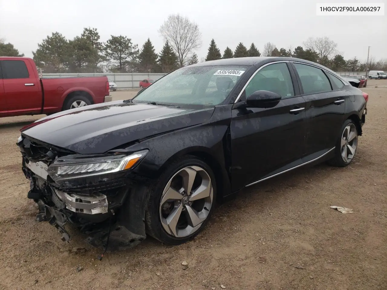2020 Honda Accord Touring VIN: 1HGCV2F90LA006297 Lot: 53524065