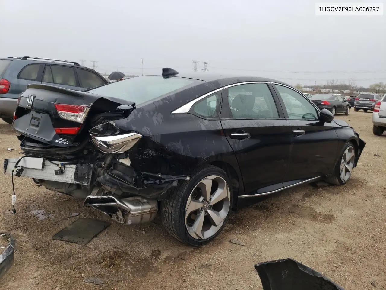 2020 Honda Accord Touring VIN: 1HGCV2F90LA006297 Lot: 53524065