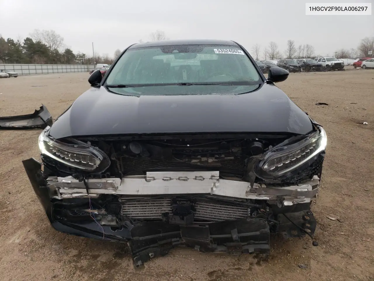 2020 Honda Accord Touring VIN: 1HGCV2F90LA006297 Lot: 53524065