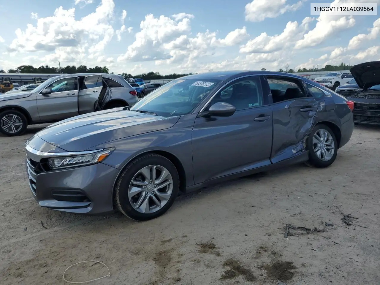 2020 Honda Accord Lx VIN: 1HGCV1F12LA039564 Lot: 56378235