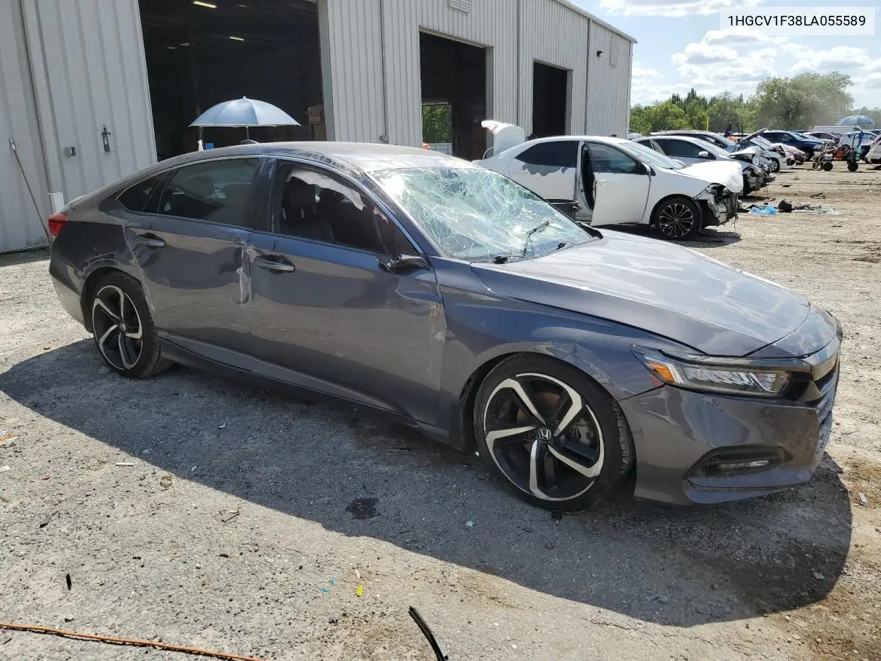 2020 Honda Accord Sport VIN: 1HGCV1F38LA055589 Lot: 56788225