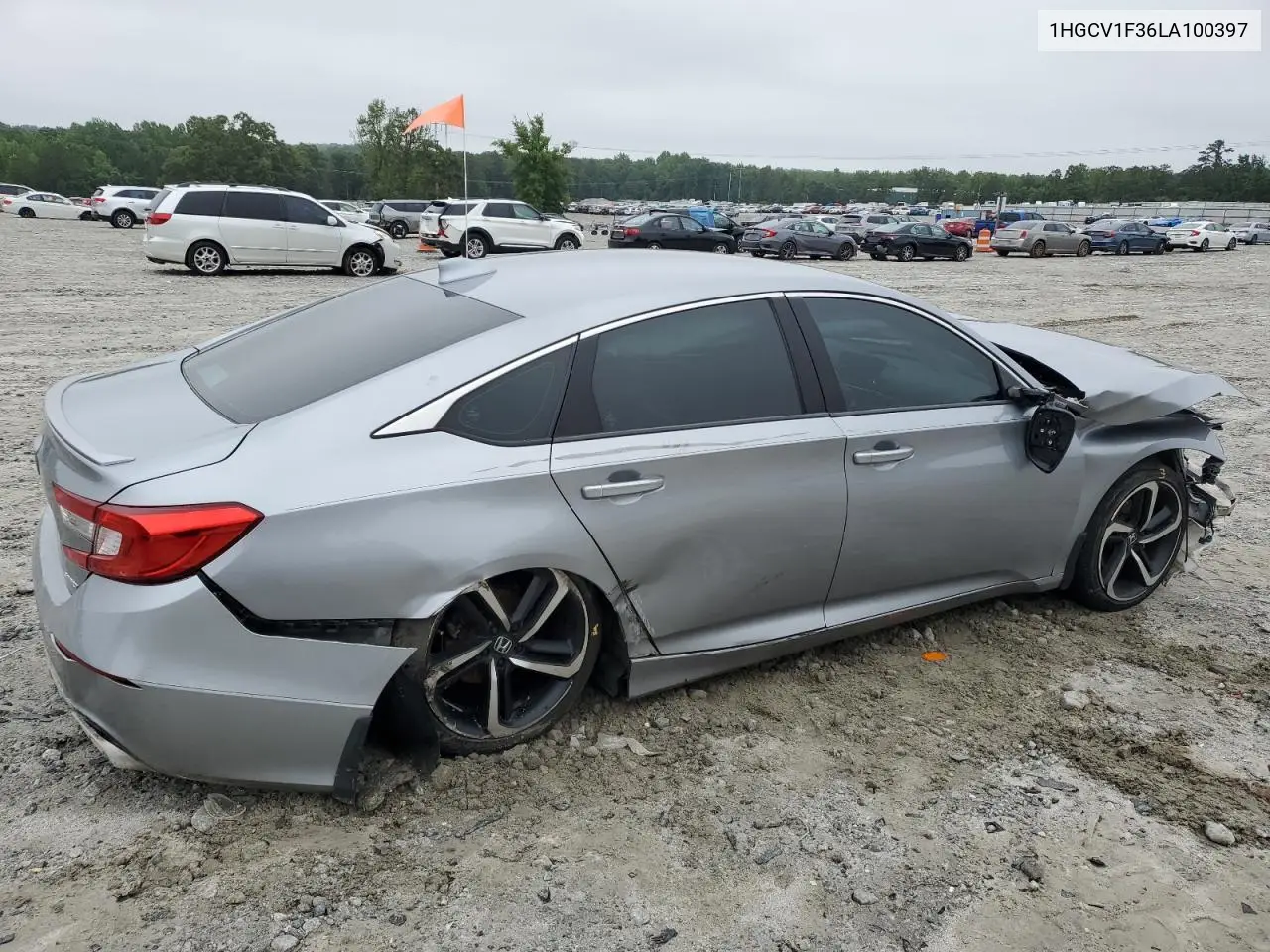 2020 Honda Accord Sport VIN: 1HGCV1F36LA100397 Lot: 58363835