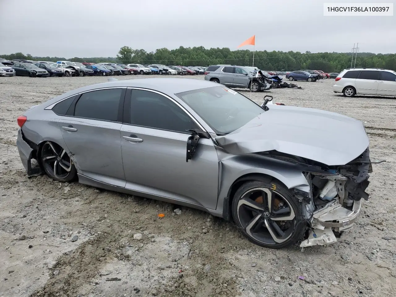 2020 Honda Accord Sport VIN: 1HGCV1F36LA100397 Lot: 58363835