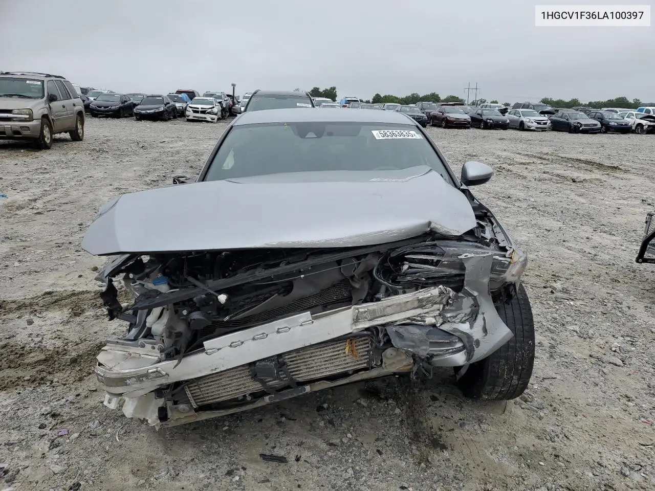 2020 Honda Accord Sport VIN: 1HGCV1F36LA100397 Lot: 58363835