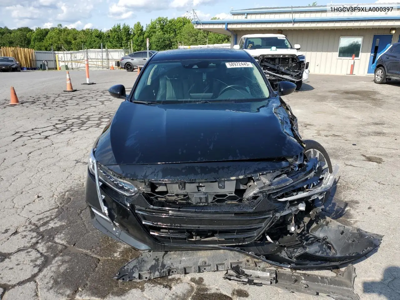 2020 Honda Accord Touring Hybrid VIN: 1HGCV3F9XLA000397 Lot: 58972445