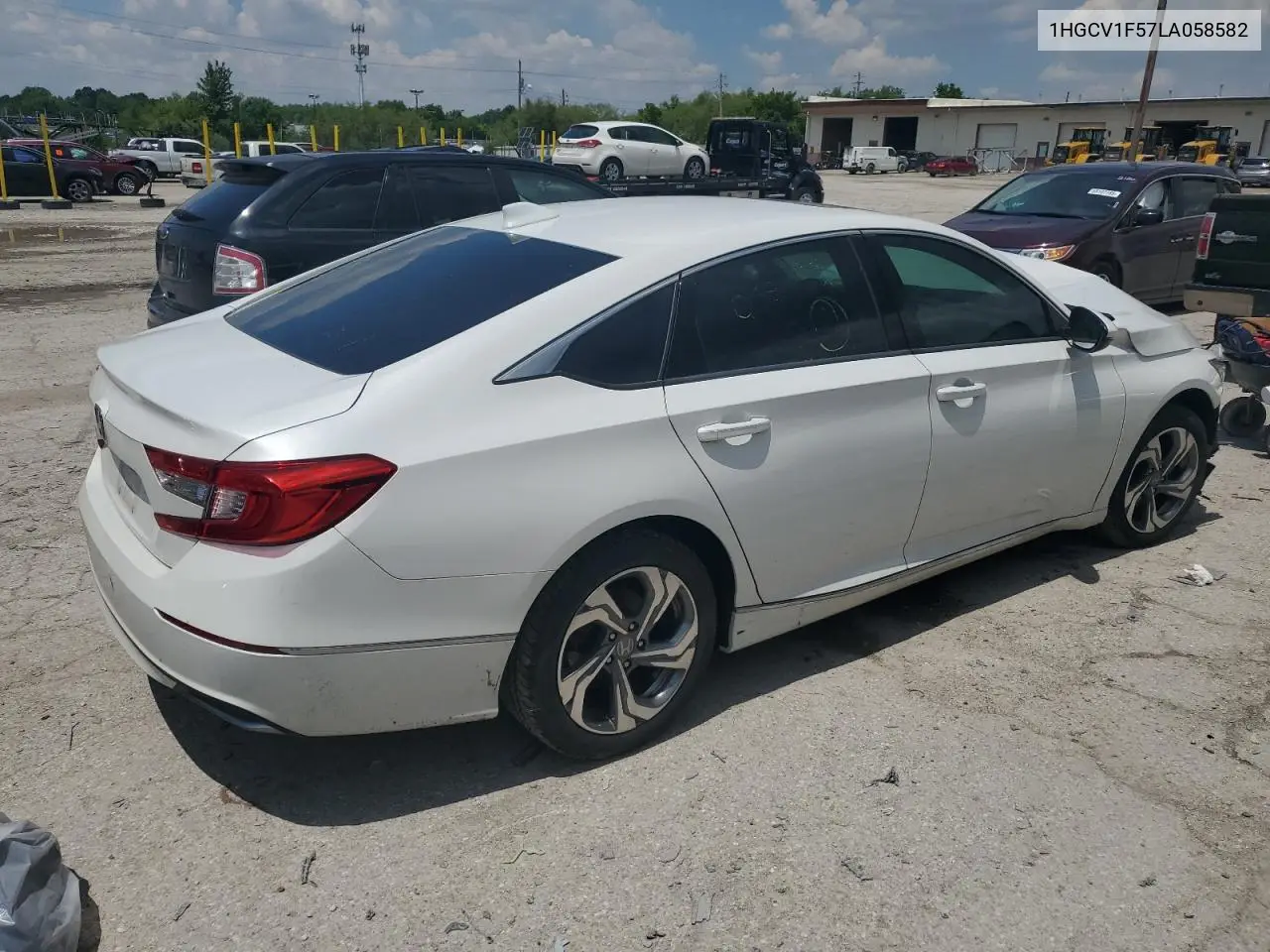 2020 Honda Accord Exl VIN: 1HGCV1F57LA058582 Lot: 59039735